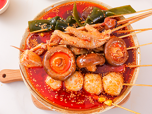 红油钵钵鸡调味料 藤椒辣椒油鸡爪鱿鱼 火锅底料丸子