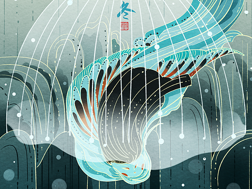 插画分享-二十四节气·立冬