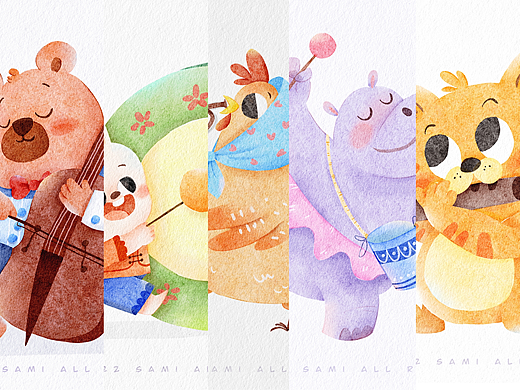 动物音乐会-系列图