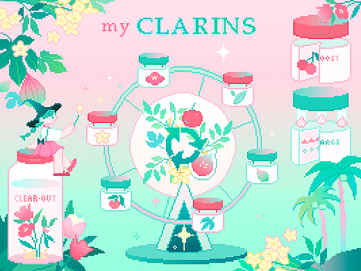 「my CLARINS 好食肌长绽放」 The Game Continues！