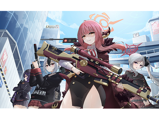 碧蓝档案同人插图  完成于10月23日