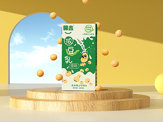「香浓自然派」開鑫浓豆乳包装设计大赛