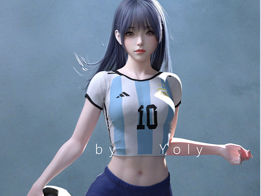 Yoly 莜莉 #107 足球宝贝 阿根廷