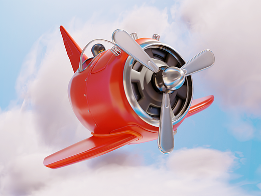 飛機動畫（個人主頁-ZNjE0MjY1MDA=） - 其他三維 - 站酷設(shè)計師澤賢原創(chuàng)素材 - 站酷ZCOOL