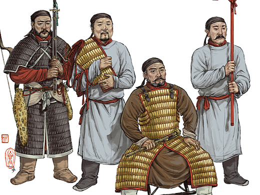 明-仇英《胡笳十八拍图卷》人物再绘制