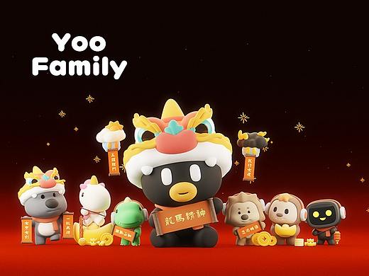 YooFamily-新春/圣诞插图