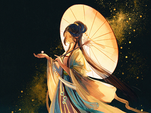 最近画的古风插画