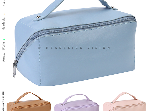 化妆包产品拍摄_主图设计_A+页面设计-狮子头视觉