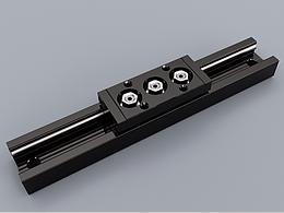 工業(yè)滑軌OC渲染效果