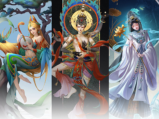 精品班小伙伴们的国风设计作品分享第二弹~