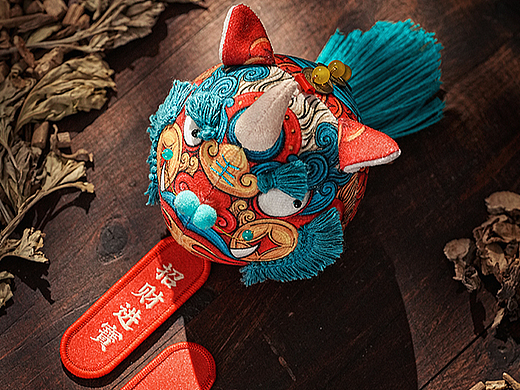 中华神兽-手工造端午香囊