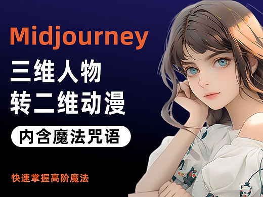 人像转各风格动漫头像Midjourney详解