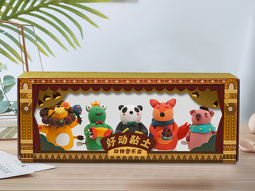 好动粘土动物音乐会