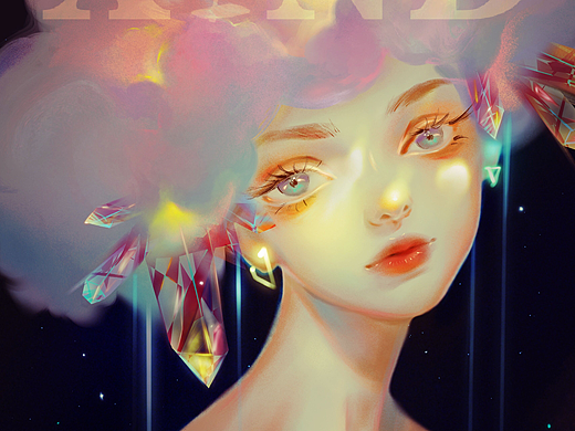我的世界ME&ME | 宇宙系列原创插画