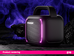 产品渲染丨亚马逊音响