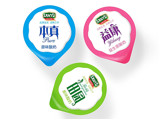 博创／新疆三宇本真系列酸奶包装设计