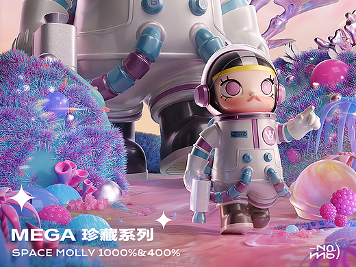 NAMG | POPMART MEGA SPACE MOLLY 系列海报