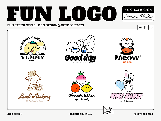 趣味复古 丨 LOGO设计
