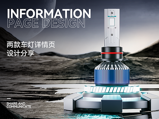 两款车灯详情页