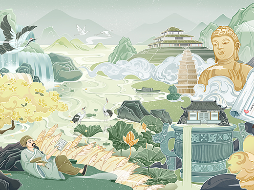 悠悠淇水-鹤壁文创设计