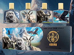 【商業(yè)插畫(huà)】西藏青裸酒包裝設(shè)計(jì)