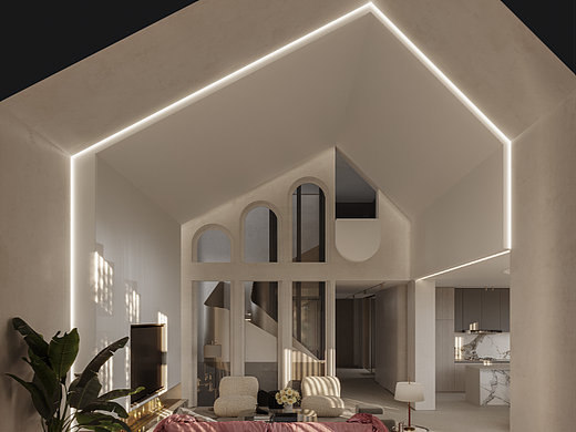 不规则设计，打破单一装修，视觉效果拉到满分