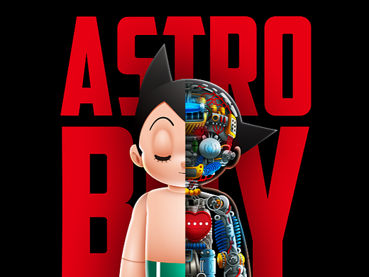 redmi x 阿童木 note 11t潮流限量版手机元素设计