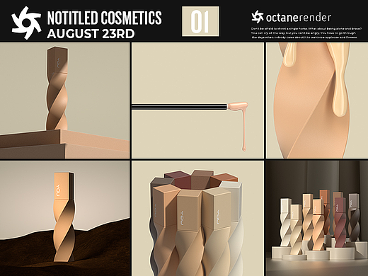 NO.1粉底液动画渲染[notitled cosmetics]