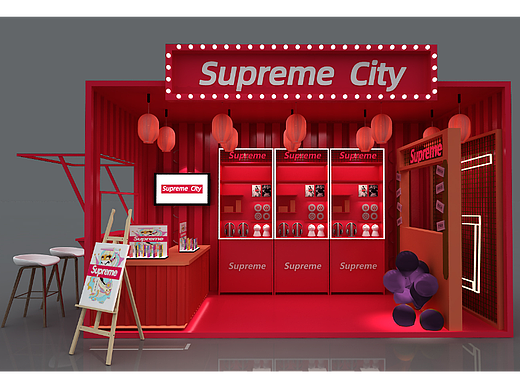 supreme city小家电产品快闪路演