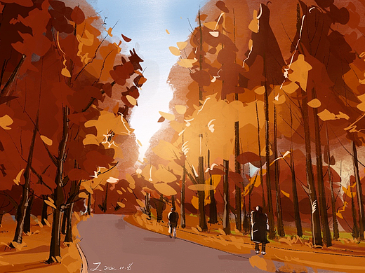 北京·秋（个人主页-ZNjI5NTg5ODQ=） - 创作习作 - 站酷设计师相与还原创素材 - 站酷ZCOOL