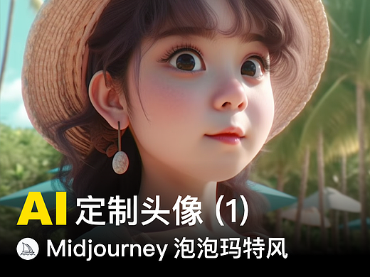 可爱的我用MJ给自己做了盲盒风格头像啦！附步骤