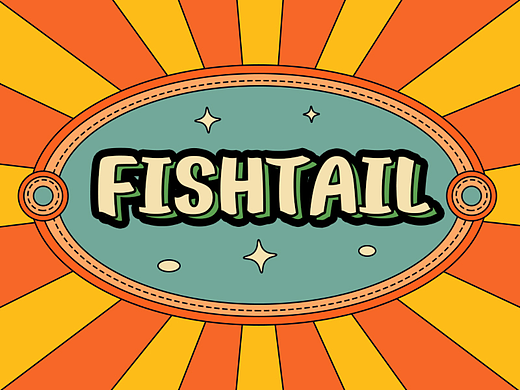 大鱼吃小鱼小鱼吃虾米 ● IdeaFonts Fishtail新字上线