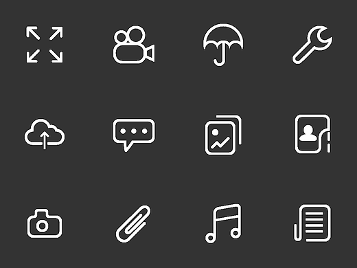 线性图标（个人主页-ZNjMwODkwMDQ=） - 图标 - 站酷设计师丶jAsOn原创素材 - 站酷ZCOOL