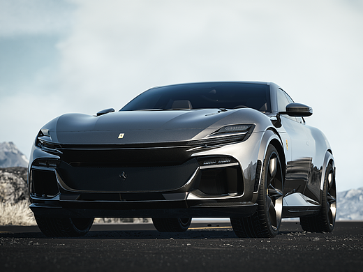 Ferrari Purosangue CGI