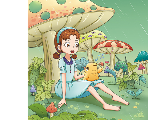 四季常伴（个人主页-ZNjQyNDY2NDA=） - 儿童插画 - 站酷设计师超级灰爷原创素材 - 站酷ZCOOL