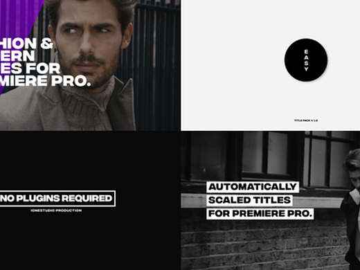 AE模板 | 多屏动态动画标题照片视频排版动态动画产品