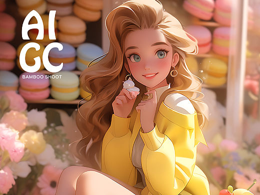 AIGC练习-糖果女孩