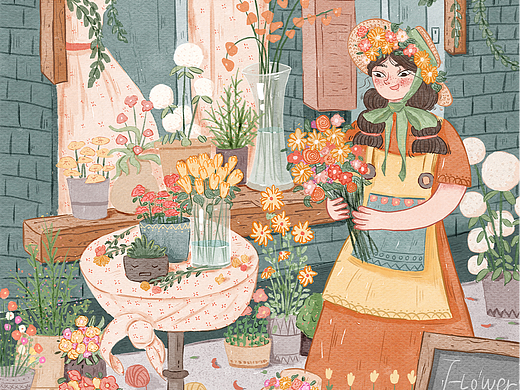 水彩插画原创作品