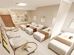 减肥店3D设计效果图