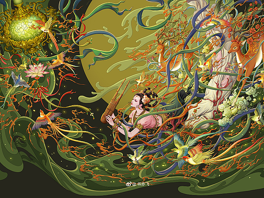 敦煌系列插画