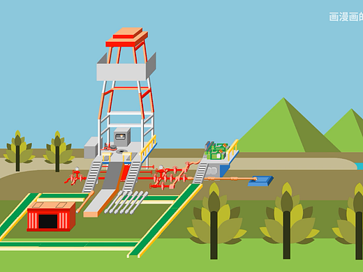 一个被弃用的井控流程动画