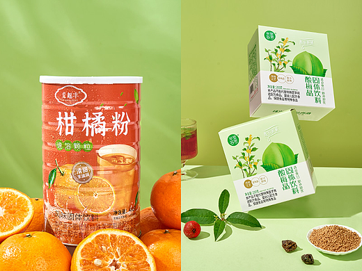 柑橘粉/酸梅晶/冰糖雪梨固体饮料拍摄▶▷▶叁食传媒
