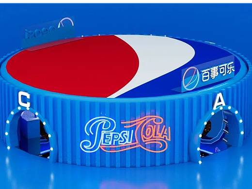 可乐与建筑相遇-百事可乐快闪店