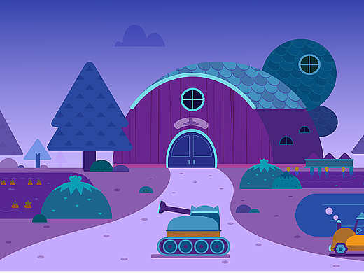 《大战蔬菜怪物》-幼儿教育拼音课动画&UI设计