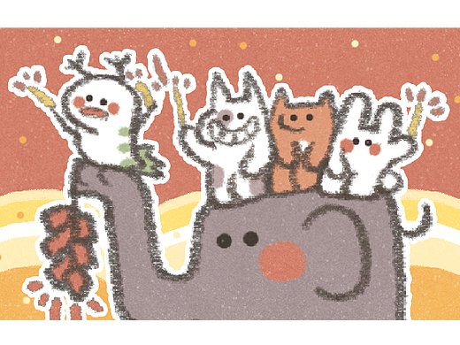 【动态表情包】着急动物小分队新年篇