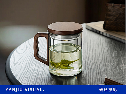 玻璃茶杯-茶道 | TEAHUE ✖ 研玖视觉