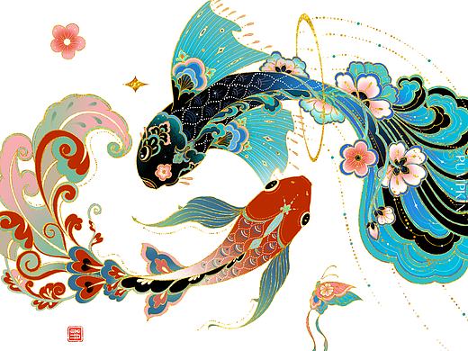 🌅𝑮𝒐𝒐𝒅 𝑳𝒖𝒄𝒌 ｜敦煌锦鲤