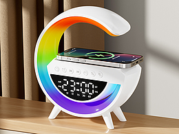 音箱无线充电LED多功能数显屏