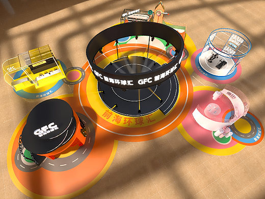 美陈活动-前海环球汇中庭（个人主页-ZNjE4NDYxODQ=） - 其他 - 站酷设计师Lhmmd原创素材 - 站酷ZCOOL