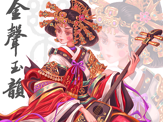 原创丨东方古琴少女